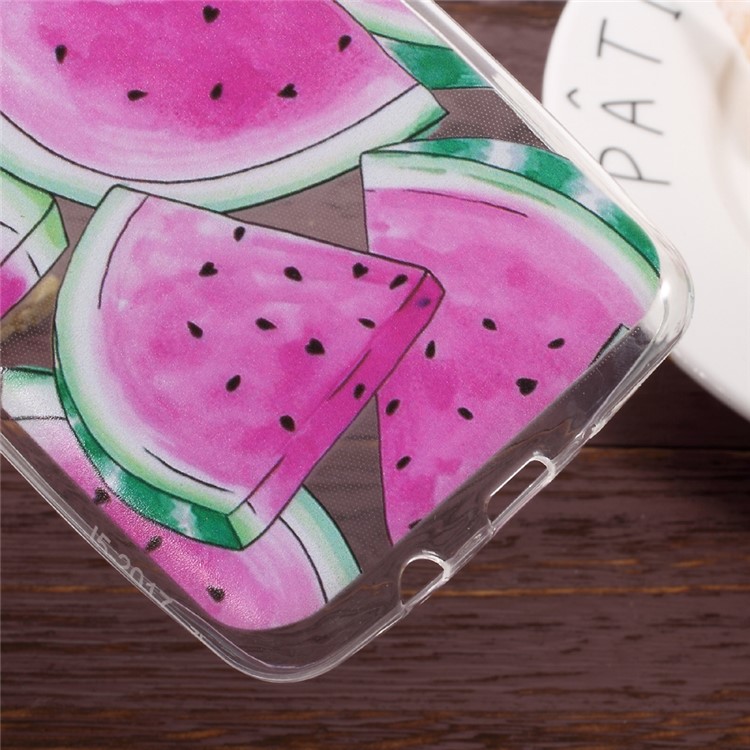 For Samsung Galaxy J5 (2017) Pattern Printing Ultra-thin TPU Back Cover - Watermelon-5