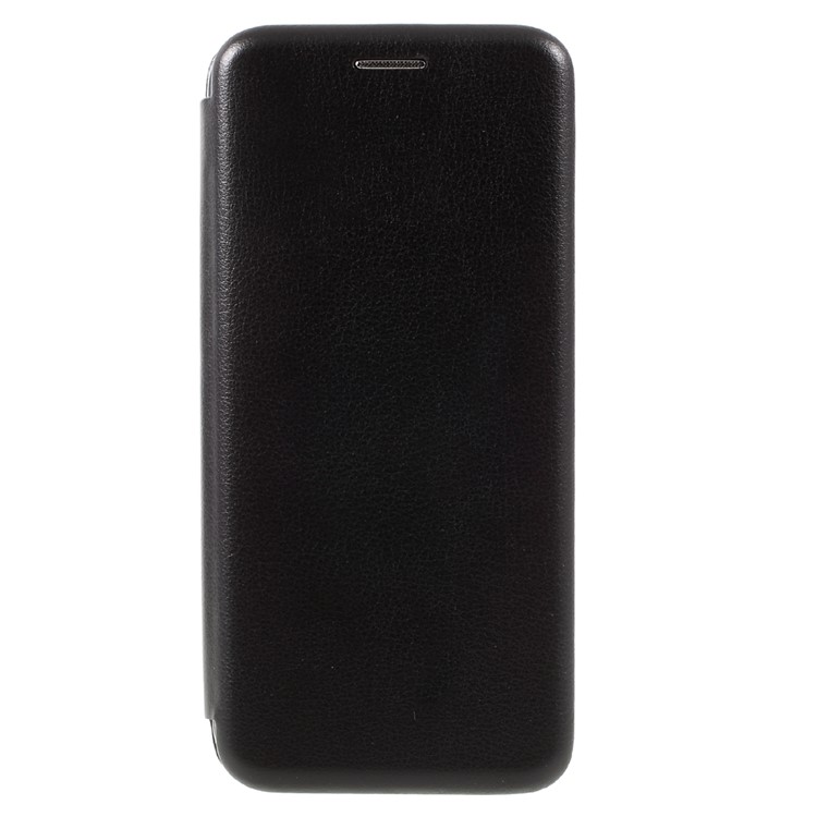 Magnetic Flip Leather Card Holder Stand Case for Samsung Galaxy S8 Plus - Black-3
