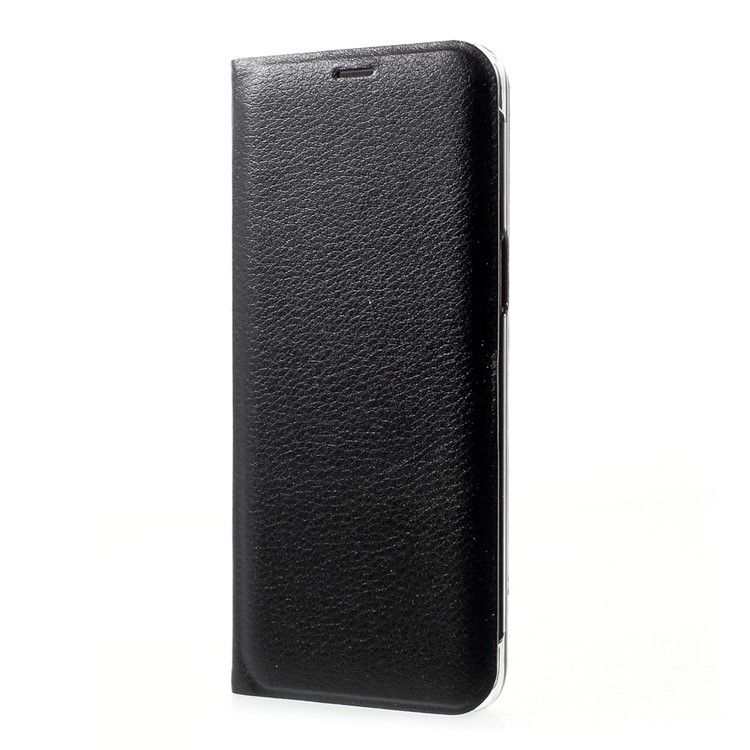 Card Holder Flip Leather Moible Phone Case for Samsung Galaxy S8 G950 - Black-2