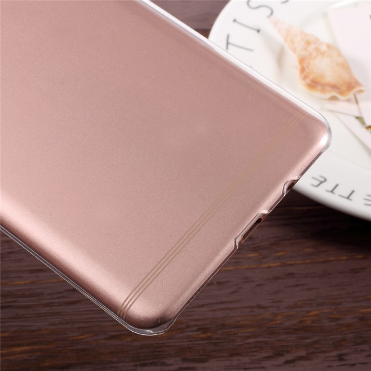 For Samsung Galaxy C9 Pro Crystal Clear PC Hard Cell Phone Case - Transparent-5