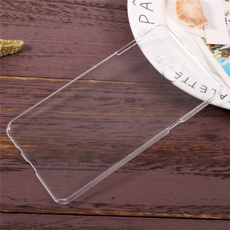 For Samsung Galaxy C9 Pro Crystal Clear PC Hard Cell Phone Case - Transparent-6