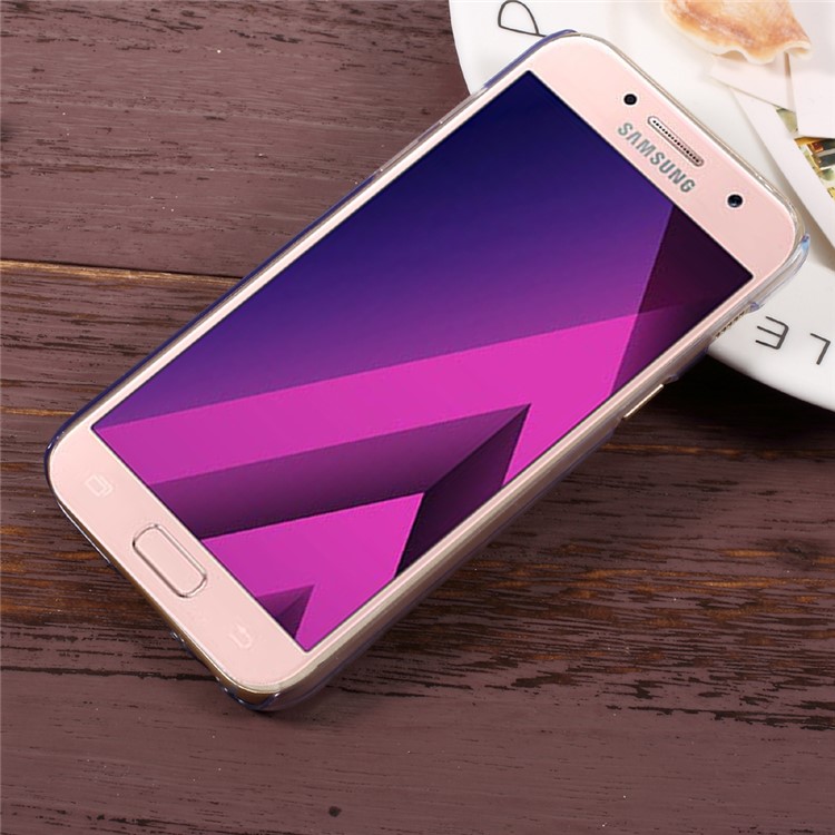 For Samsung Galaxy A3 (2017) Crystal Clear PC Hard Case Accessory - Transparent-2