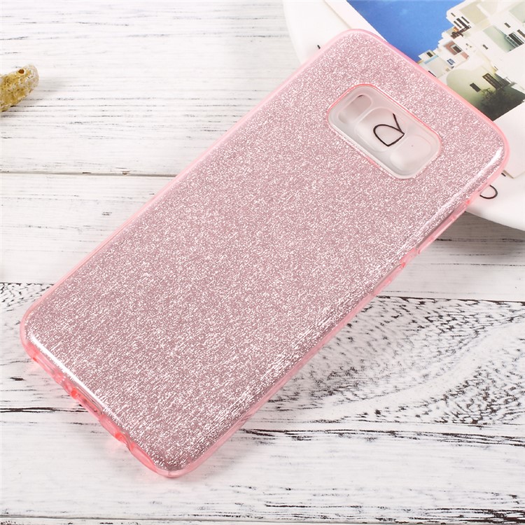 

Hybrid Glittery Paper TPU + PC Cover for Samsung Galaxy S8 Plus G955 - Pink, Galaxy S8+