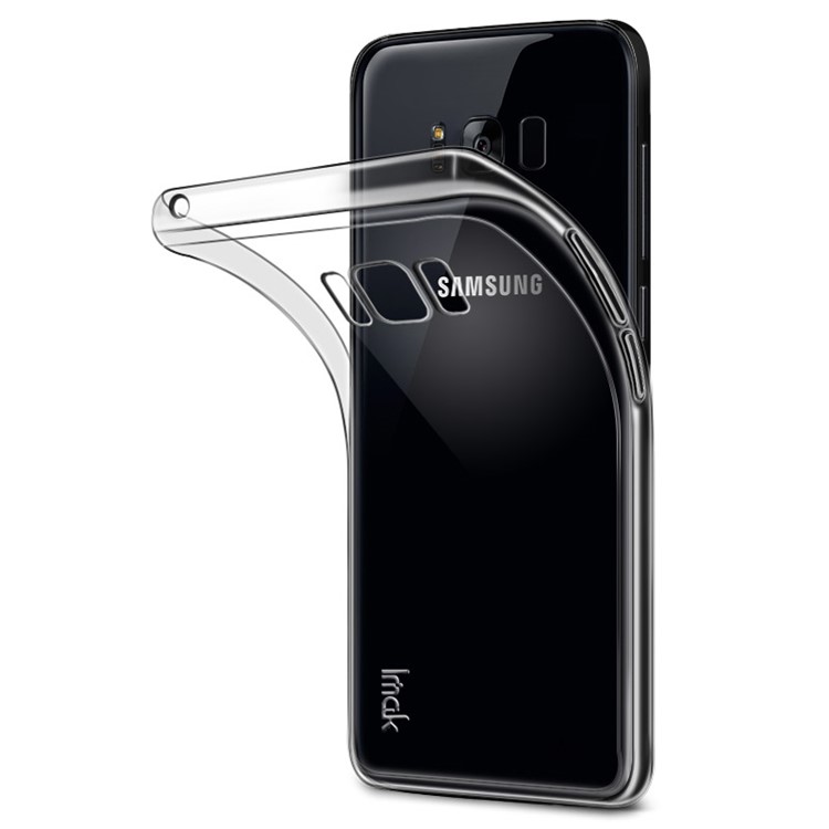IMAK Stealth Clear Soft TPU Mobile Case for Samsung Galaxy S8 Plus - Transparent-5