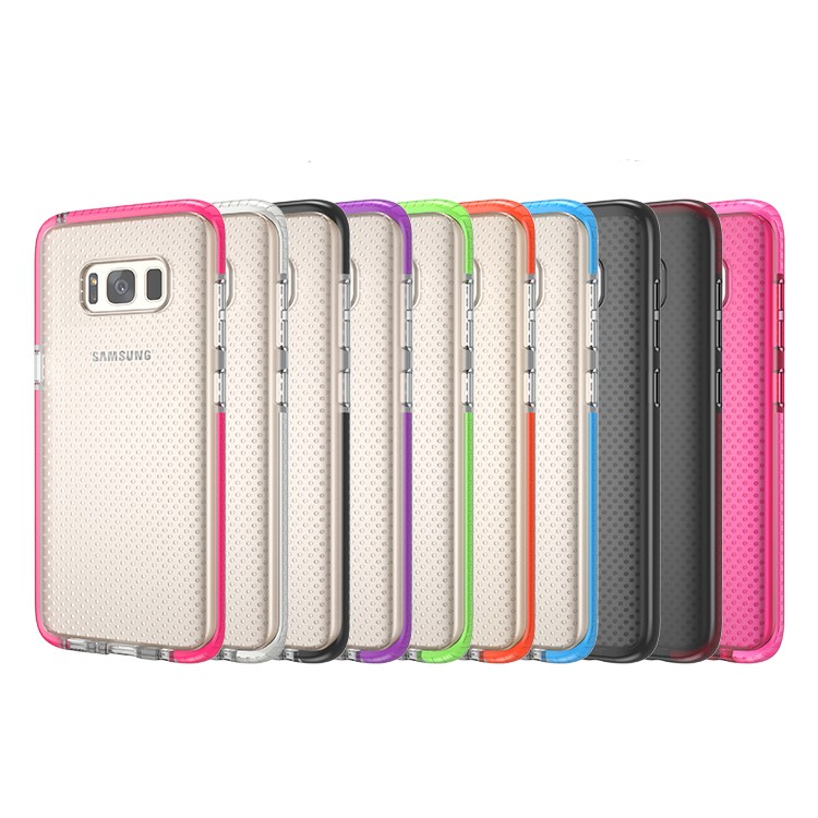 Basketball Texture Soft TPU Cell Phone Cover for Samsung Galaxy S8 G950 - Black-2