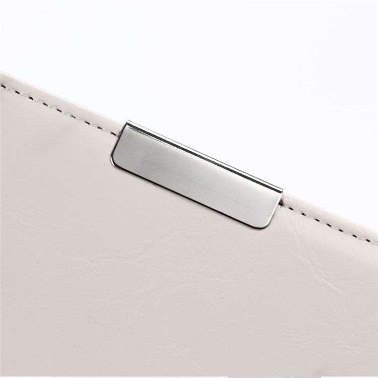 Marble Pattern Leather Wallet Stand Mobile Phone Cover for Samsung Galaxy A3 (2017) - White-6