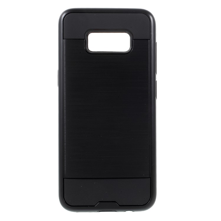 Brushed PC + TPU Combo Case for Samsung Galaxy S8+ SM-G955 - Black-1