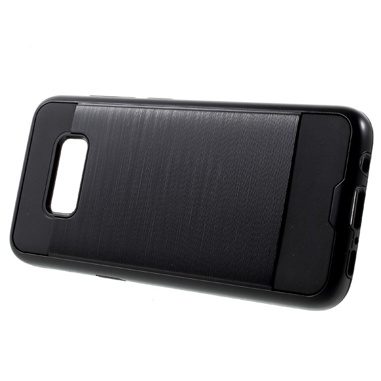 Brushed PC + TPU Combo Case for Samsung Galaxy S8+ SM-G955 - Black-2