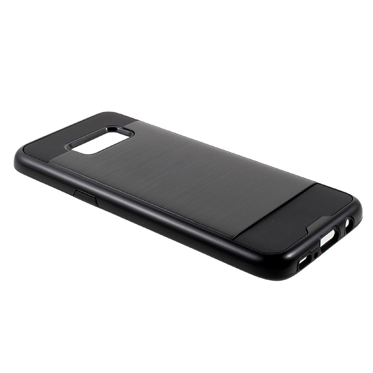 Brushed PC + TPU Combo Case for Samsung Galaxy S8+ SM-G955 - Black-3