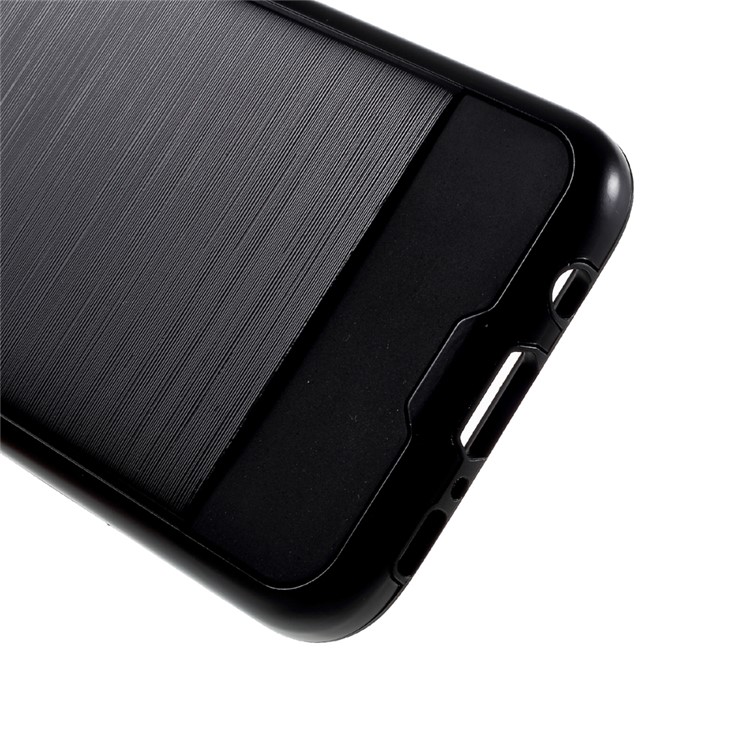 Brushed PC + TPU Combo Case for Samsung Galaxy S8+ SM-G955 - Black-5