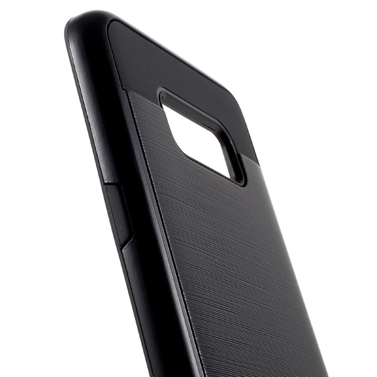 Brushed PC + TPU Combo Case for Samsung Galaxy S8+ SM-G955 - Black-6