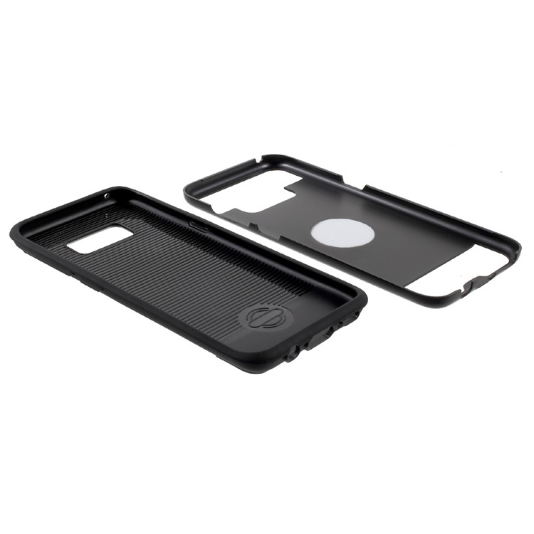 Brushed PC + TPU Combo Case for Samsung Galaxy S8+ SM-G955 - Black-7