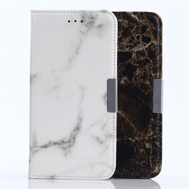 For Samsung Galaxy A5 (2017) Marble Pattern Stand Wallet Leather Protective Case - Black-5