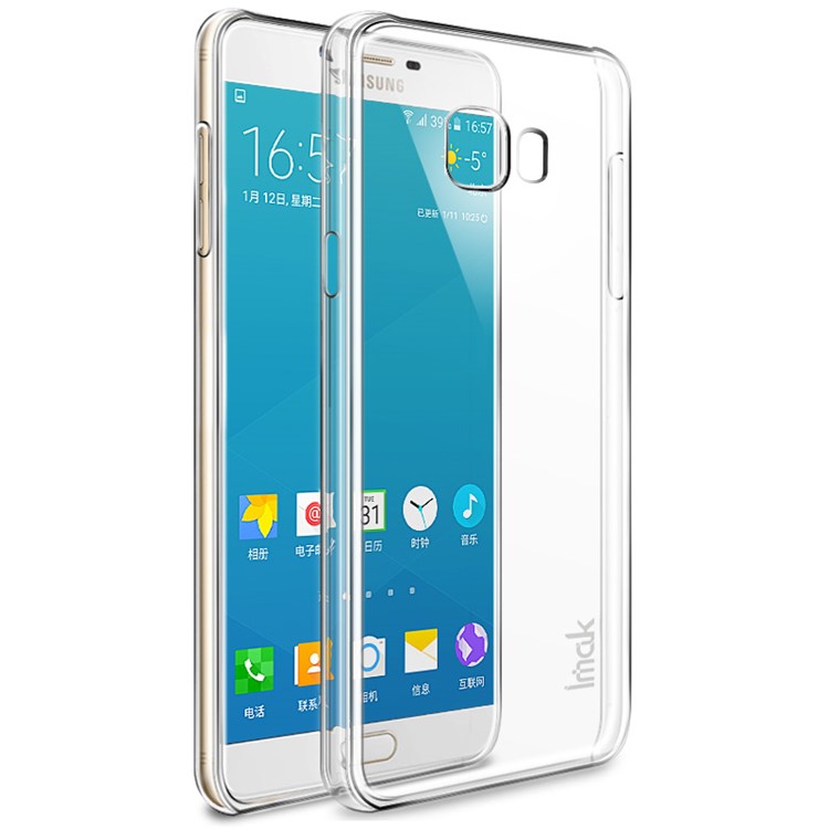 IMAK Crystal Clear Case II for Samsung Galaxy C7 Pro Scratch-proof PC Hard Cover-3