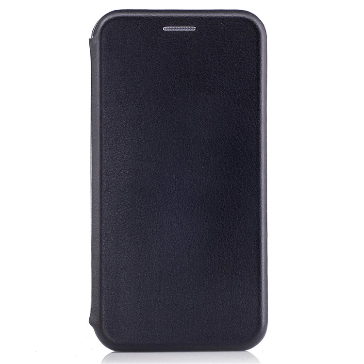 Magnetic Absorbed Sea Shell Style Leather Flip Mobile Case for Samsung Galaxy A3 (2017) - Black-1