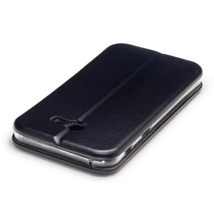 Sea Shell Style Magnetic Absorbed Leather Flip Case with Card Slot for Samsung Galaxy A5 (2017) - Black-6