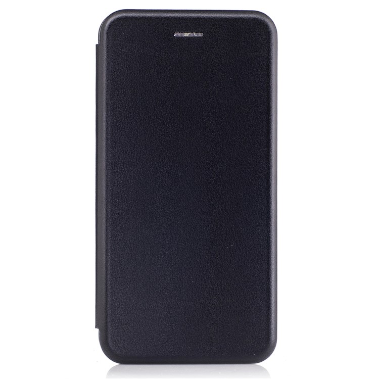 Sea Shell Style Magnetic Absorbed Leather Card Slot Case for Samsung Galaxy A7 (2017) - Black-1