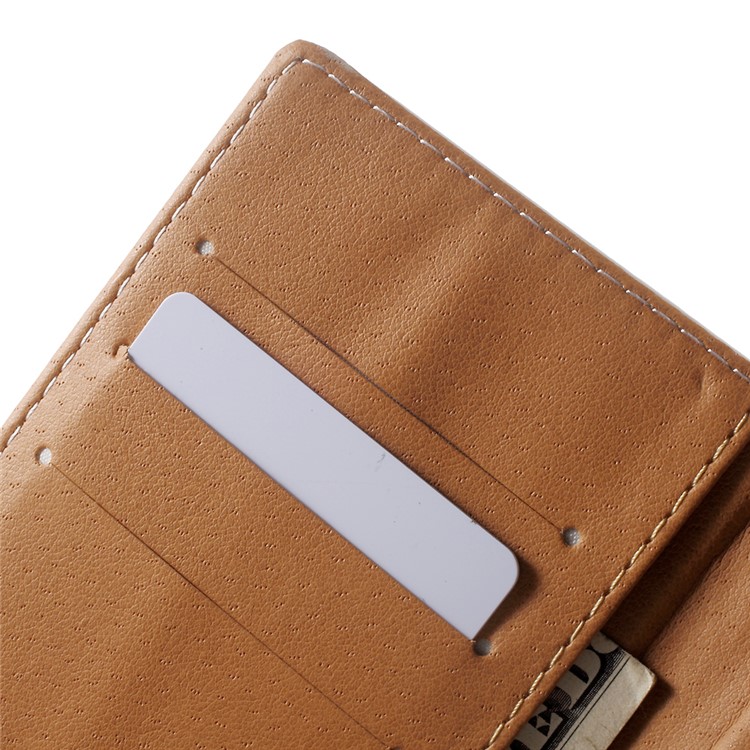 Pattern Printing Leather Wallet Case for Samsung Galaxy S8 SM-G950 - Oil Painting-7