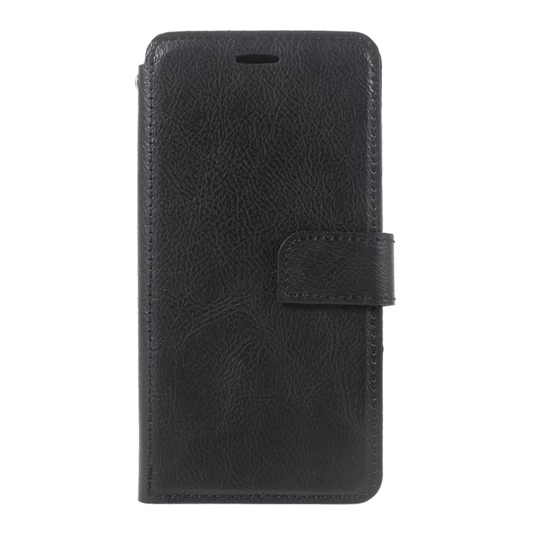 Wallet Stand Leather Cell Phone Case for Samsung Galaxy J5 (2017) - Black-2