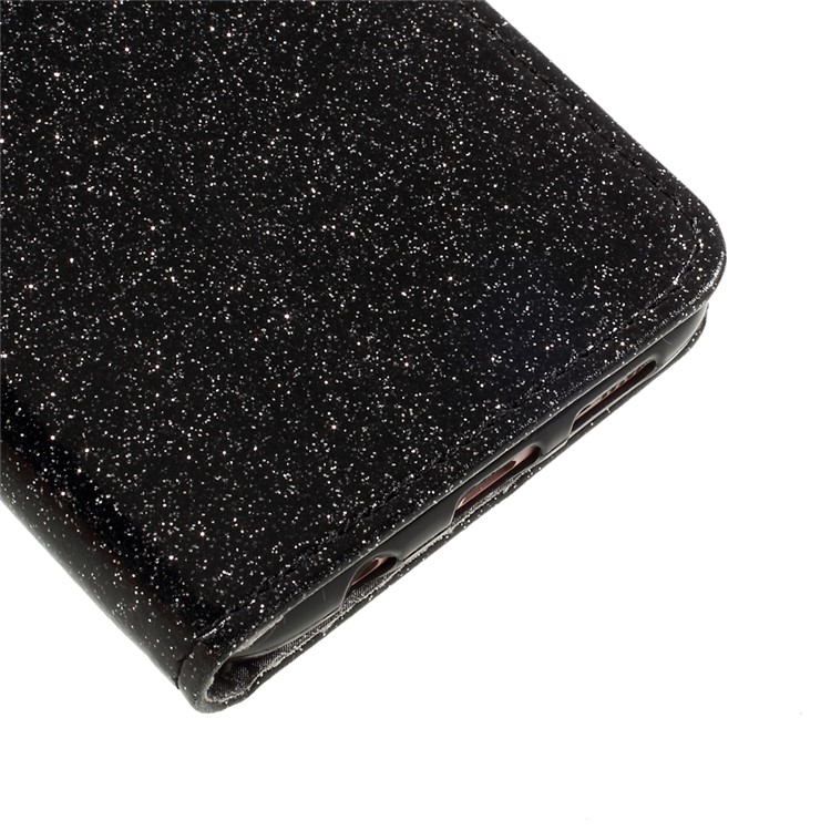 Flash Powder Leather Wallet Case for Samsung Galaxy S7 edge SM-G935 - Black-8