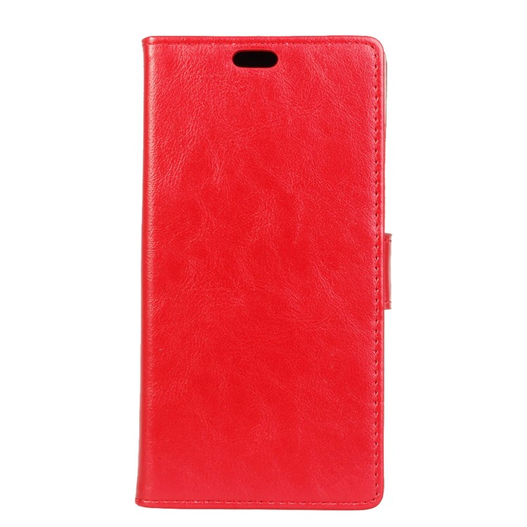 

Сумасшедший Кошелек Кожаный Магнитный Флип Чехол Для Samsung Galaxy Xcover 4 - Красный, Galaxy Xcover 4