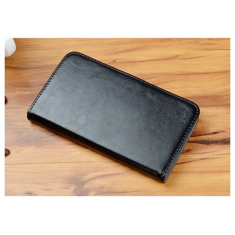 J&R Crazy Horse Leather Wallet Stand Case for Samsung Galaxy A5 (2017) - Black-10
