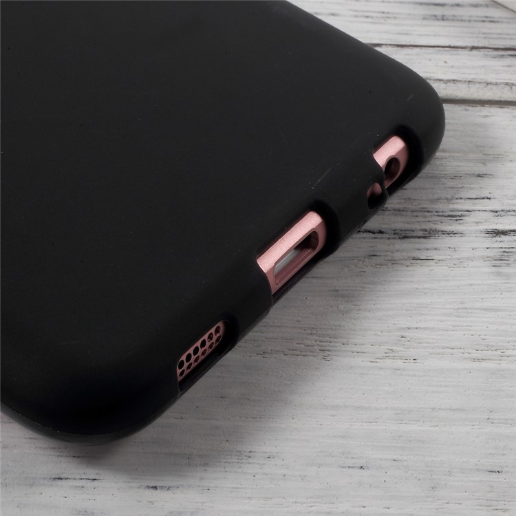 Matte Anti-fingerprint Soft TPU Protective Case for Samsung Galaxy C5 Pro - Black-6
