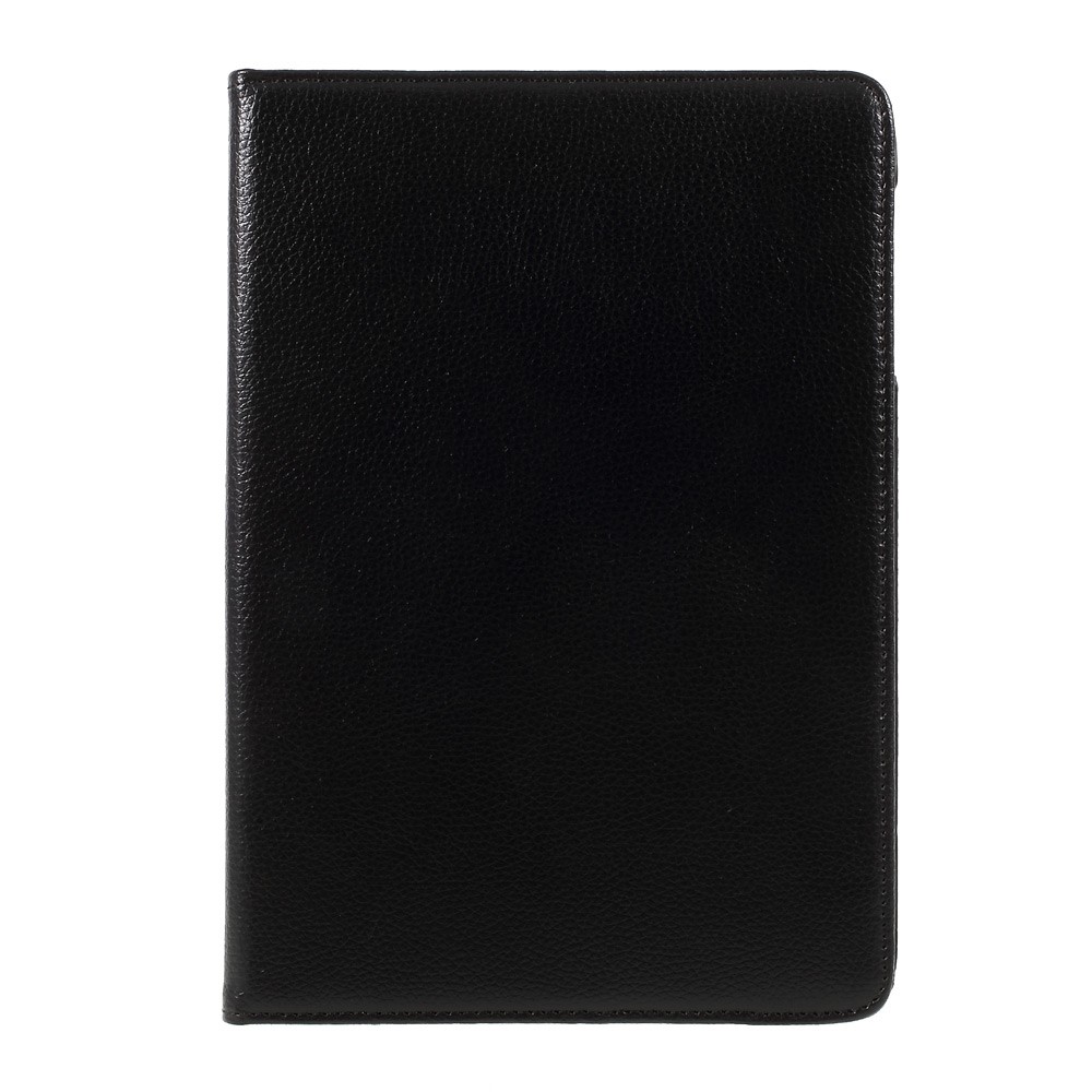 Funda De Cuero De Soporte Rotativo De 360 ​​grados De Litchi Para Samsung Galaxy Tab S3 9.7 "T820 - Negro