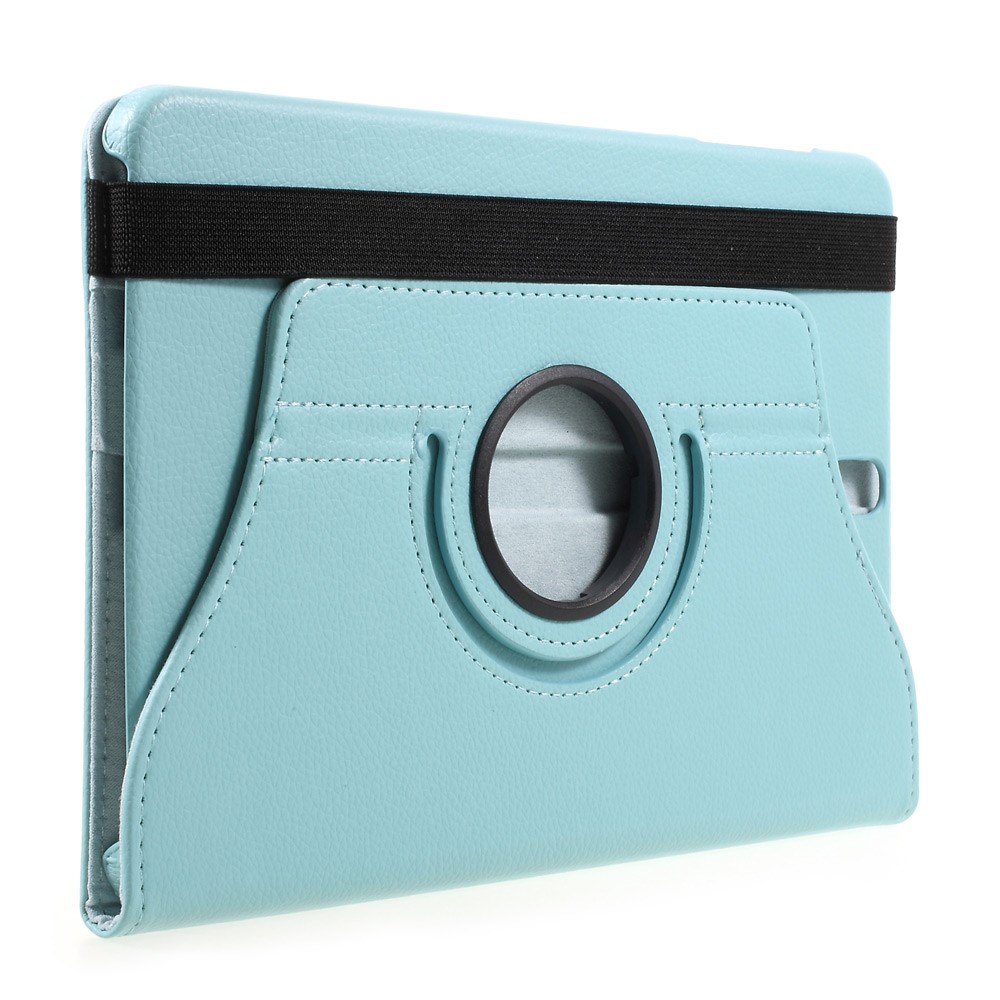 Litchi Grain Leather Rotary Stand Flip Cover for Samsung Galaxy Tab S3 9.7" T820 - Baby Blue-4