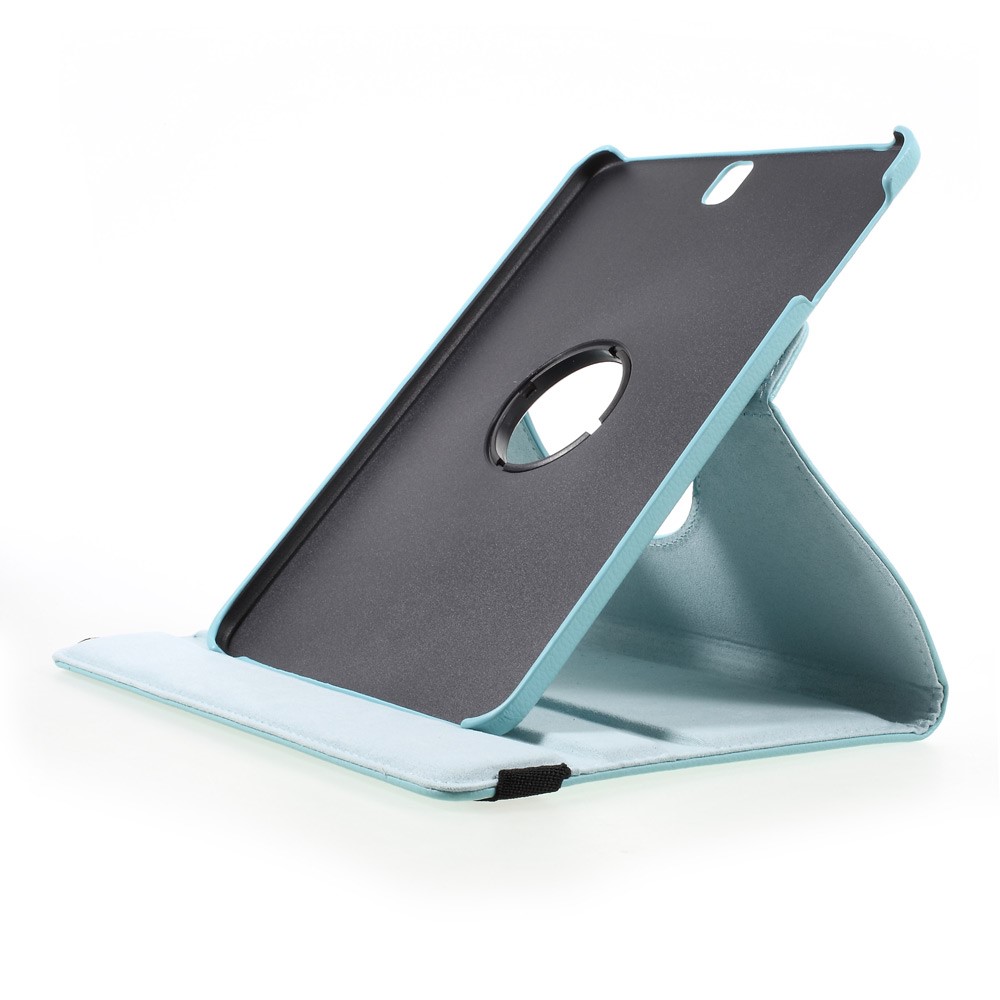 Litchi Grain Leather Rotary Stand Flip Cover for Samsung Galaxy Tab S3 9.7" T820 - Baby Blue-7