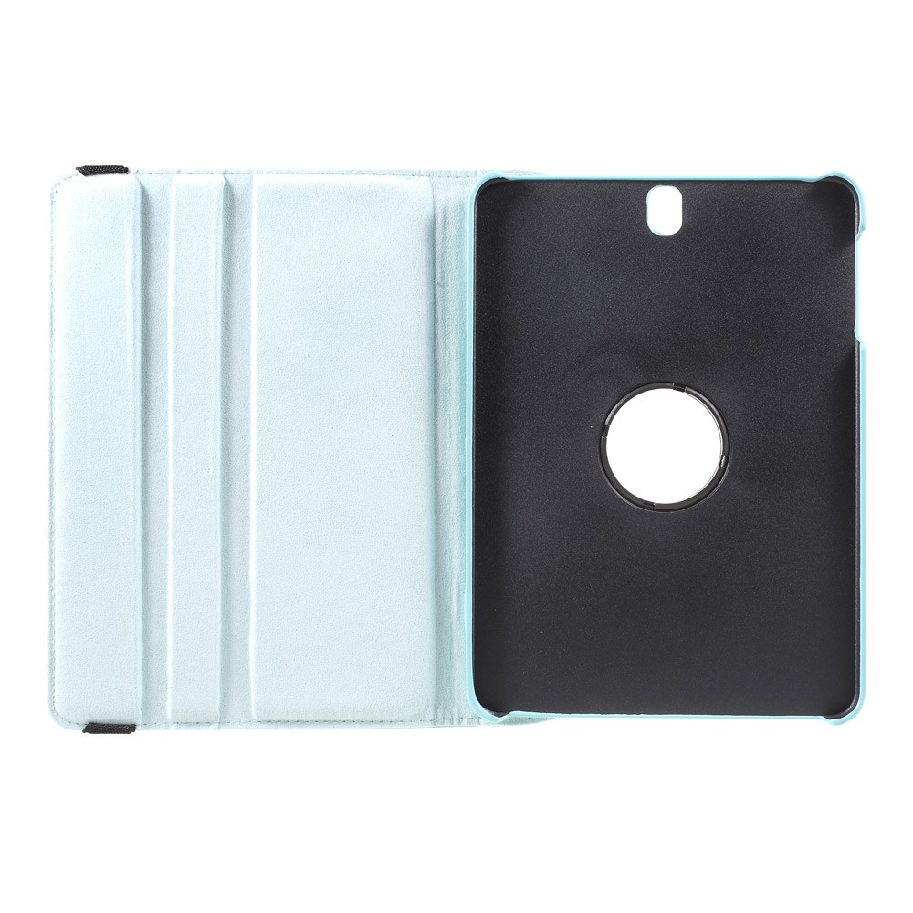 Litchi Grain Leather Rotary Stand Flip Cover for Samsung Galaxy Tab S3 9.7" T820 - Baby Blue-9