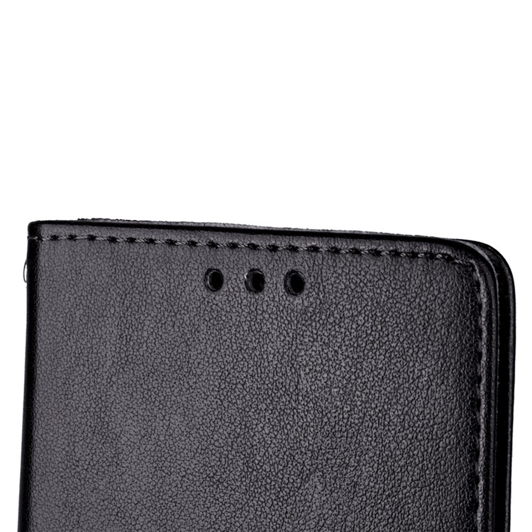 Four-leaf Clover Imprinted Leather Mobile Case with Strap for Samsung Galaxy A3 SM-A310F (2016) - Black-12
