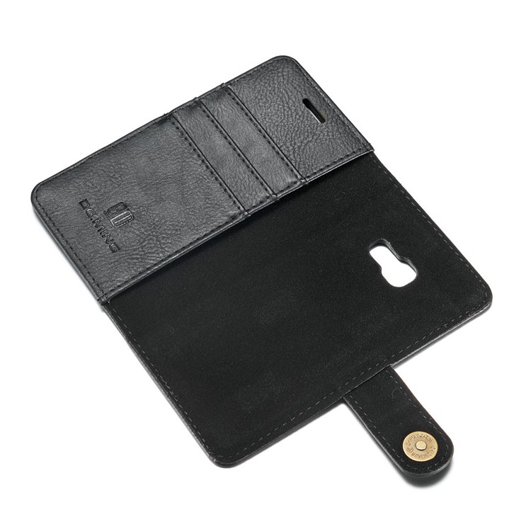 DG.MING for Samsung Galaxy A3 (2017) Detachable 2 in 1 Wallet Split Leather Case Accessory - Black-10