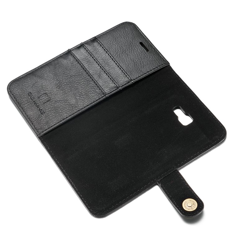 DG.MING Detachable 2 in 1 Split Leather Wallet Case for Samsung Galaxy A7 (2017) A720 - Black-10