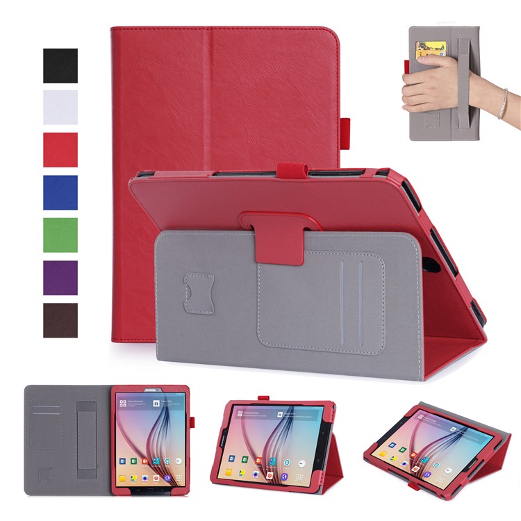 

PU Leather Flip Stand Case for Samsung Galaxy Tab S3 9.7 inch - Red, Galaxy Tab S3 9.7