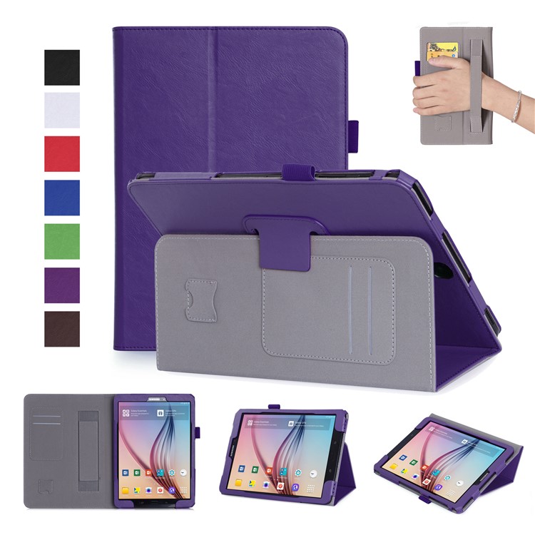 

PU Leather Flip Stand Cover Shell for Samsung Galaxy Tab S3 9.7 inch - Purple, Galaxy Tab S3 9.7