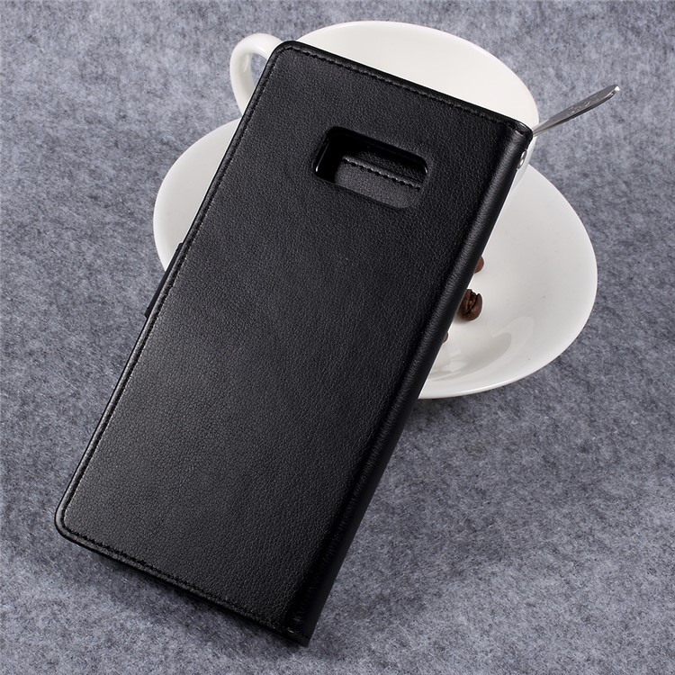 MERCURY GOOSPERY Rich Diary Leather Wallet Cover for Samsung Galaxy S8 Plus G955 - Black-2