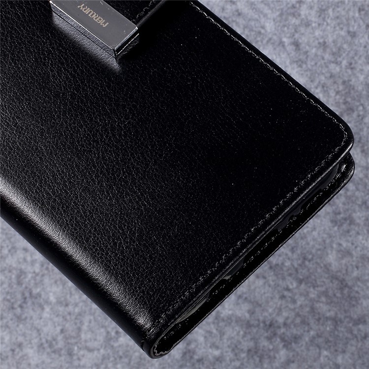 MERCURY GOOSPERY Rich Diary Leather Wallet Cover for Samsung Galaxy S8 Plus G955 - Black-4