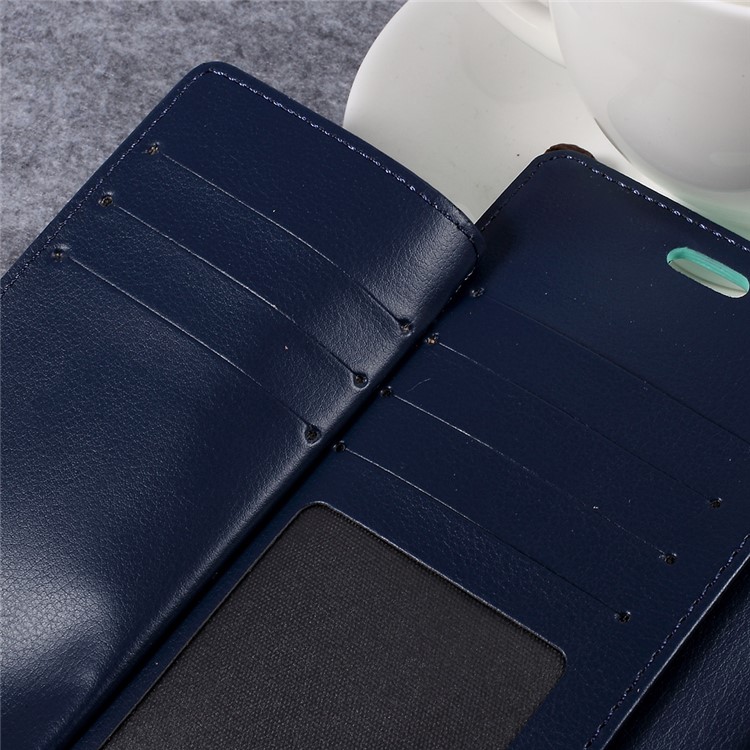 MERCURY GOOSPERY Rich Diary Leather Magnetic Cover for Samsung S8+ G955 - Cyan-6