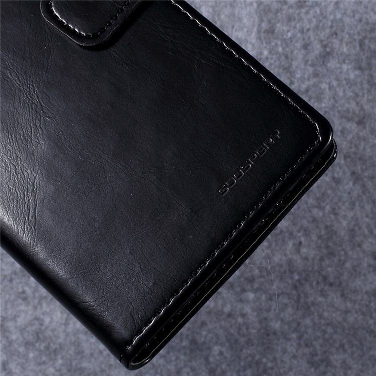 MERCURY GOOSPERY Blue Moon Leather Wallet Case for Samsung Galaxy A5 (2017) - Black-5