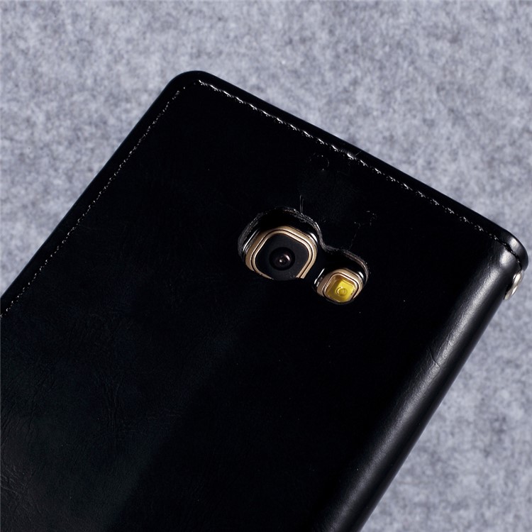 MERCURY GOOSPERY Blue Moon Leather Wallet Case for Samsung Galaxy A5 (2017) - Black-6
