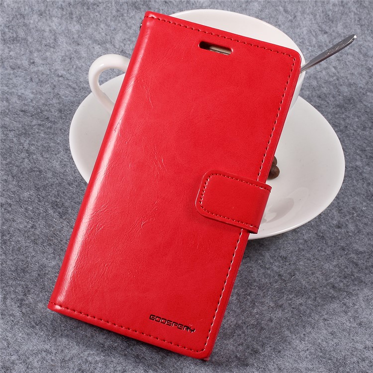 

MERCURY GOOSPERY Blue Moon Leather Wallet Mobile Cover for Samsung Galaxy A5 (2017) - Red