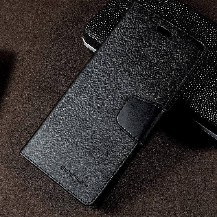 MERCURY GOOSPERY Sonata Diary Leather Phone Case for Samsung Galaxy S8 Plus G955 - Black-1