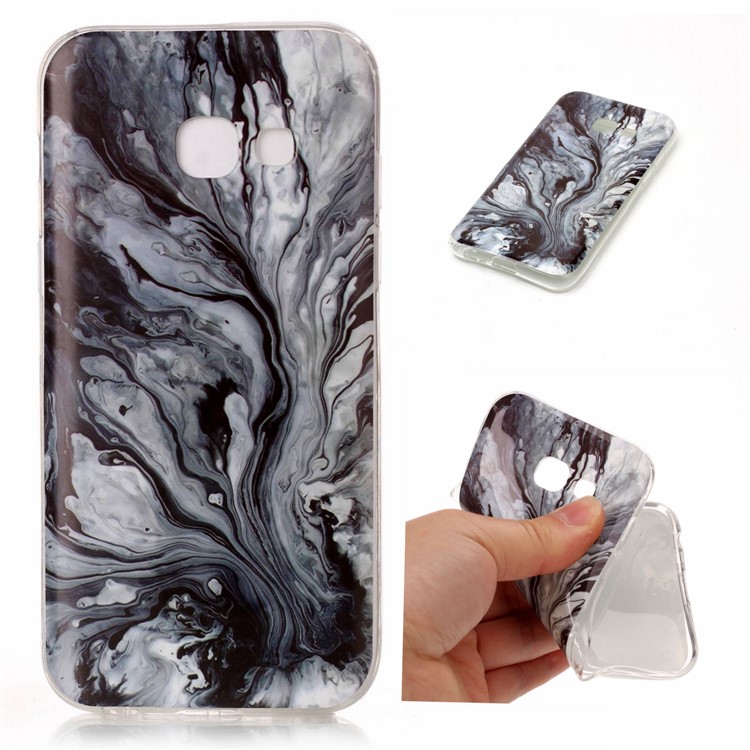 

For Samsung Galaxy A3 (2017) IMD Marble Texture TPU Protective Cover - Style L