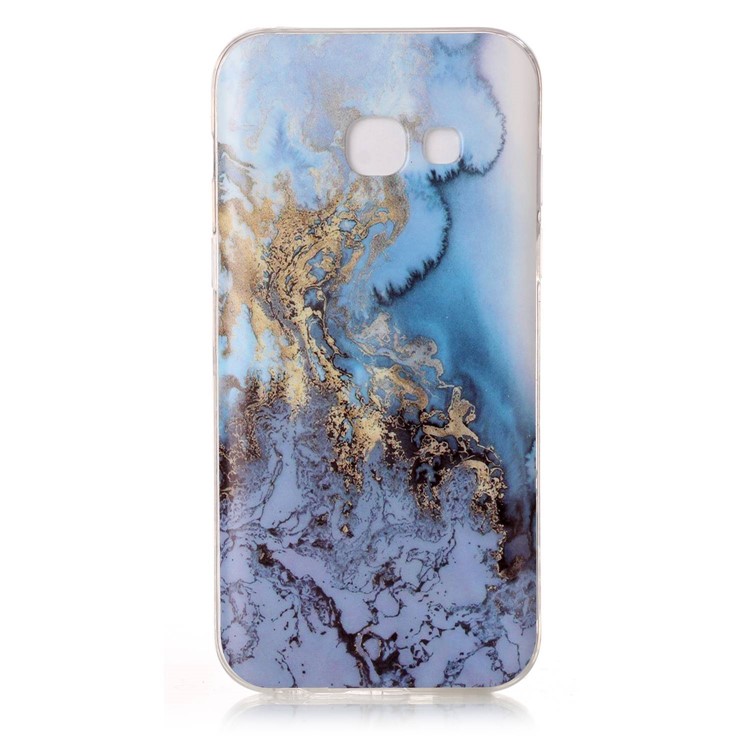 IMD pele de mármore TPU protetor caso para Samsung Galaxy A5 (2017) - Estilo F-2