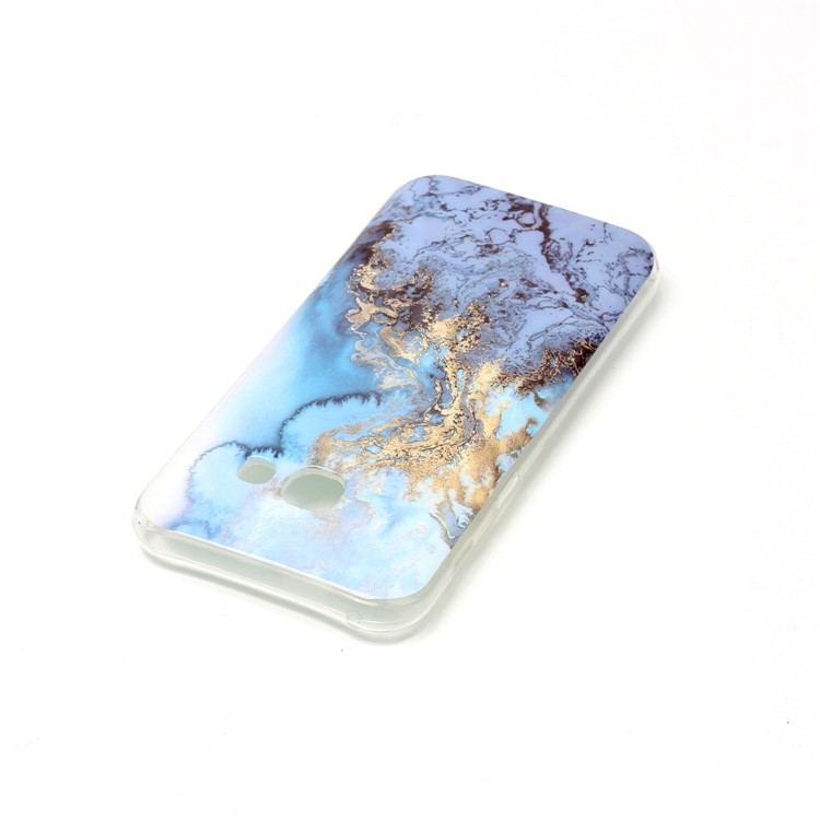 IMD pele de mármore TPU protetor caso para Samsung Galaxy A5 (2017) - Estilo F-4