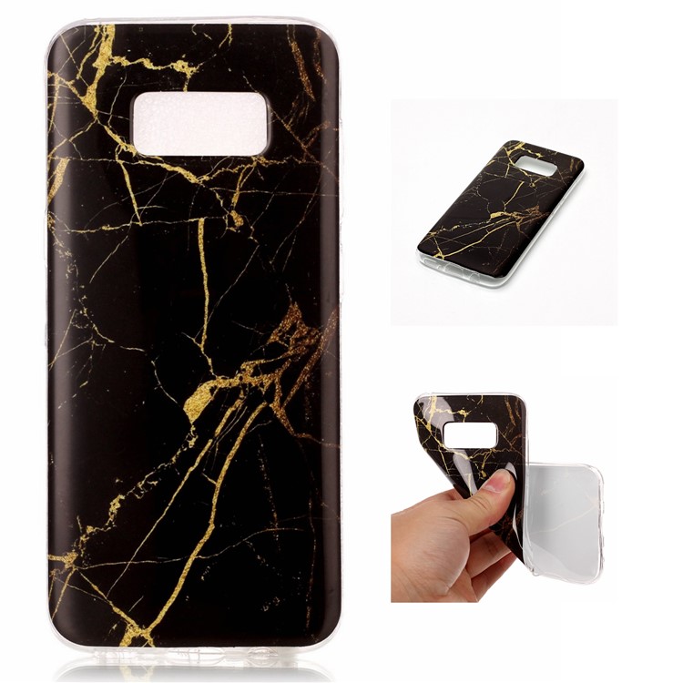 Soft TPU IMD Marble Pattern Case Accessory for Samsung Galaxy S8 G950 - Style I-1
