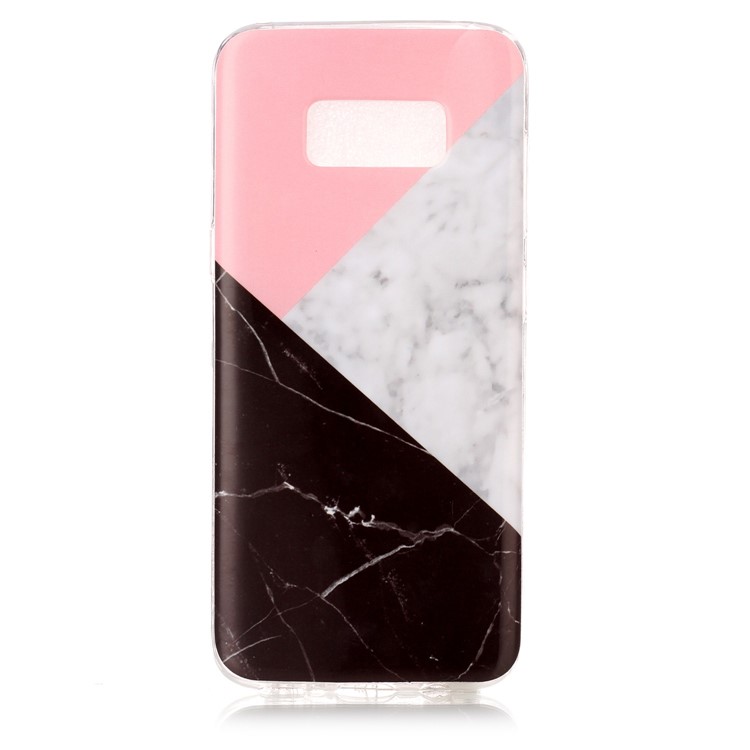 IMD Marble Pattern Back Shell Case (TPU) for Samsung Galaxy S8 G950 - Style N-2