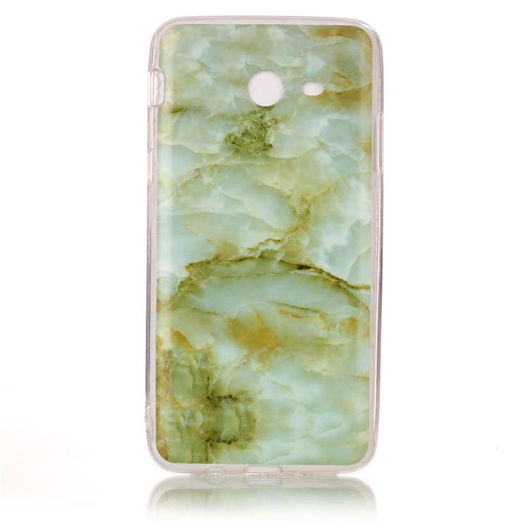 Marble Pattern IMD TPU Mobile Phone Case for Samsung Galaxy J7 (2017) - Light Green-2