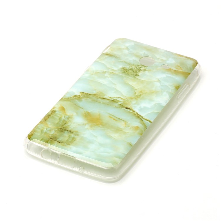 Marble Pattern IMD TPU Mobile Phone Case for Samsung Galaxy J7 (2017) - Light Green-3
